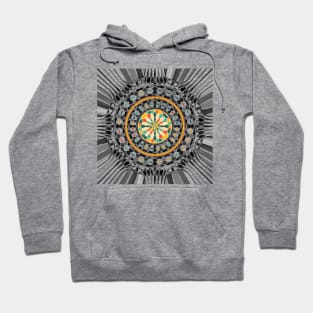 High contrast mandala Hoodie